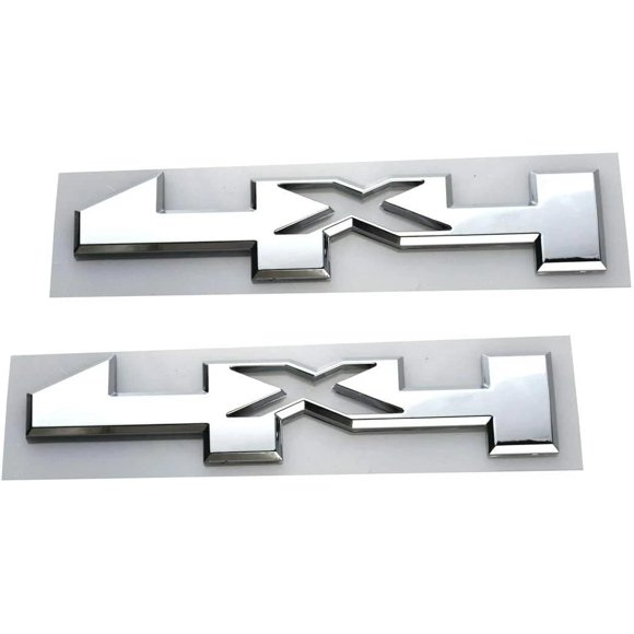 Emblema Vxntpart 17 cm (2 unidades) 4x4 cromado para Sierra