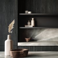 Masisa - Revestimiento Micro Ripado 15 Roble Antracita 2480X218Mm