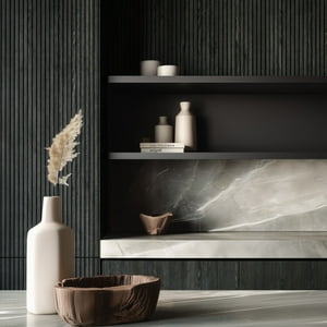 Masisa - Revestimiento Micro Ripado 15 Roble Antracita 2480X218Mm