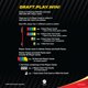 thumbnail image 3 of Juego de cartas Mattel Games UNO Elite NFL Draft con 4 cartas floreadas, 3 of 6