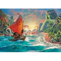 Rompecabezas Ceaco Thomas Kinkade Disney Dreams Moana 1000 Piezas