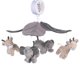 thumbnail image 2 of Cuna Mobile Lambs & Ivy Baby Jungle Animals con color gris musical/marrón, 2 of 6