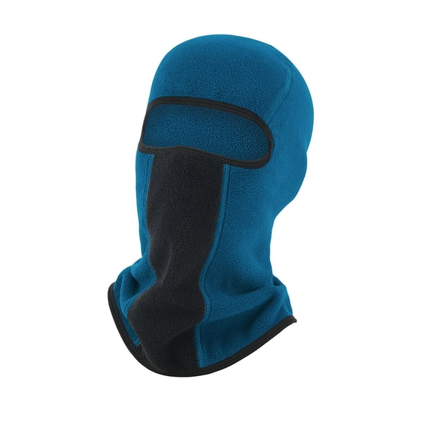 Gorro De Invierno Calentador De Cuello Capucha Pasamontañas A Prueba De Viento Para Deportes Al Aire Libre Deporte De Esquí Azul
