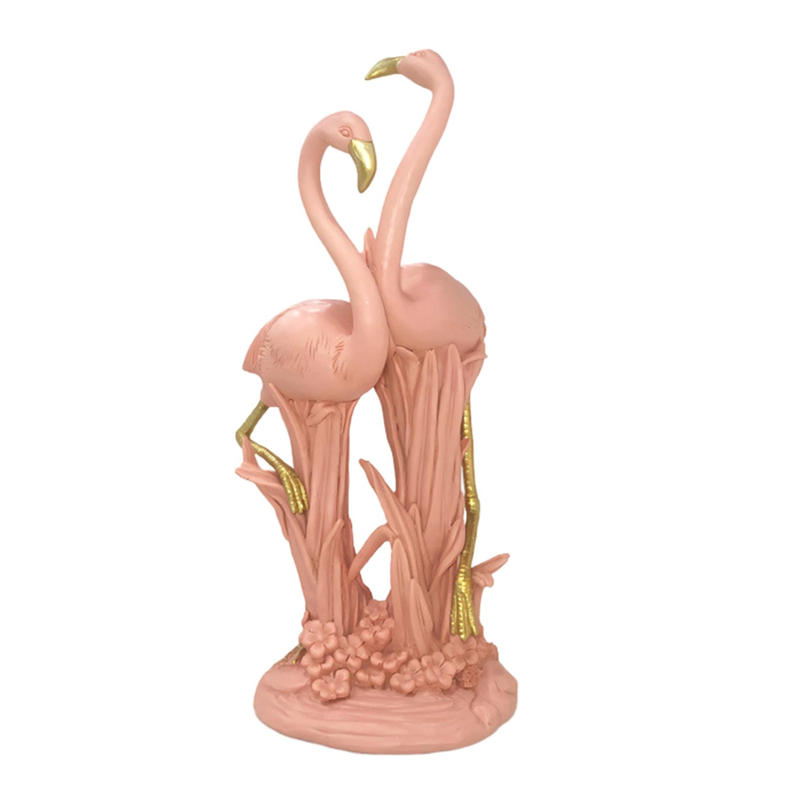Bothyi - Estatua De Pareja De Flamencos, Adorno Artístico Para Aniversario, Boda, Compromiso