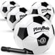 thumbnail image 1 of Balón de fútbol PlayBolt talla 3 de PVC premium, para niños, paquete de 4 con bomba, 1 of 8