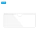 thumbnail image 3 of Uxcell 20 piezas de bolsillos autoadhesivos para tarjetas índice, soporte de etiquetas de plástico, fundas adhesivas transparentes 4" x 9", 3 of 6