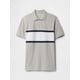 thumbnail image 5 of Polo GAP Stretch Piqué para hombre, color gris jaspeado, talla XL, 5 of 5