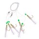 thumbnail image 2 of Los aparejos de 6pcs atraen el aparejo bajo de la caballa de los flatties del bacalao de los aparejos de pesca de mar que el gancho agarrador 8 #, 2 of 3