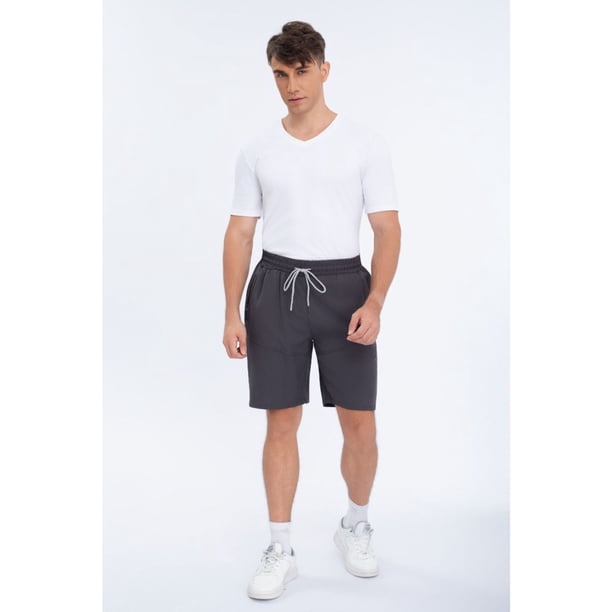 Short Hombre Deportivo Secado Rápido Bolsillos Cierre 4015