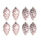 thumbnail image 5 of 8 Piezas De Decoraciones Colgantes De Cono De Pino Navide?o Para Corona, Etiqueta De Regalo Para Exteriores, Oro Rosa, 5 of 5