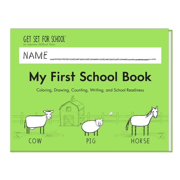 Cuaderno de actividades de caligrafía My First School Book de Handwriting Without Tears