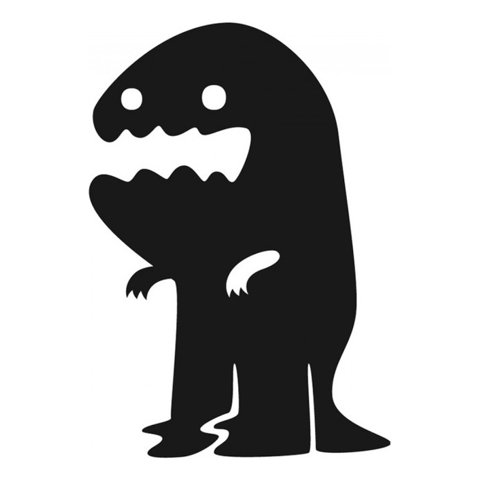 Rienda Libre Graphics - Decomural Shadow Monster Halloween Ws-16202