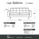 thumbnail image 4 of Sofá Salerno 2C Pu Negro, 4 of 4