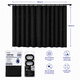 thumbnail image 3 of Cortina De Bano De Tela Impermeable 180*180cm + 12 Ganchos, 3 of 6
