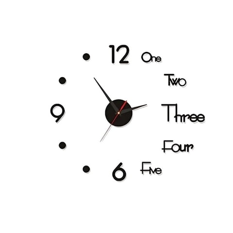Genérico - Reloj De Pared Mural 3D Decoración Para Casa, Oficina