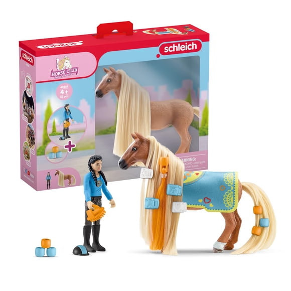 Set de belleza para caballos Schleich Sofia's Beauties con Kim Rider 5+