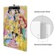 thumbnail image 3 of Princesas Disney Portapapeles de acrílico A4, tamaño carta estándar, carpeta con clip 31.8x 21.5CM para estudiantes, profesores y oficina, 3 of 6