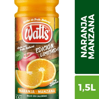 Néctar Naranja-Manzana Botella 1,5 L Watt'S
