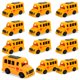 thumbnail image 1 of Bus escolar LSLYHTC - Set de 6 mini juguetes de plástico amarillos, 1 of 7