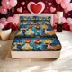 thumbnail image 1 of Art Deco Chicken Flock Printed Fitted Sheet Set Including a Soft Fitted Sheet and Two Pillowcases Suitable for All Seasons An Ideal Choice for Home Bedrooms and, 1 of 1