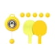 thumbnail image 3 of Entrenador De Ping Pong Para Interiores Interacción Entre Padres E Hijos Para Niños Regalos Navideños Amarillo, 3 of 5