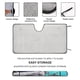 thumbnail image 3 of Kevin De Bruyne Parasol para Parabrisas Delantero Protector Plegable, Visera Solar para Auto Bloquea Rayos UV Mantiene tu Vehículo Fresco 130cm*70cm, 3 of 6