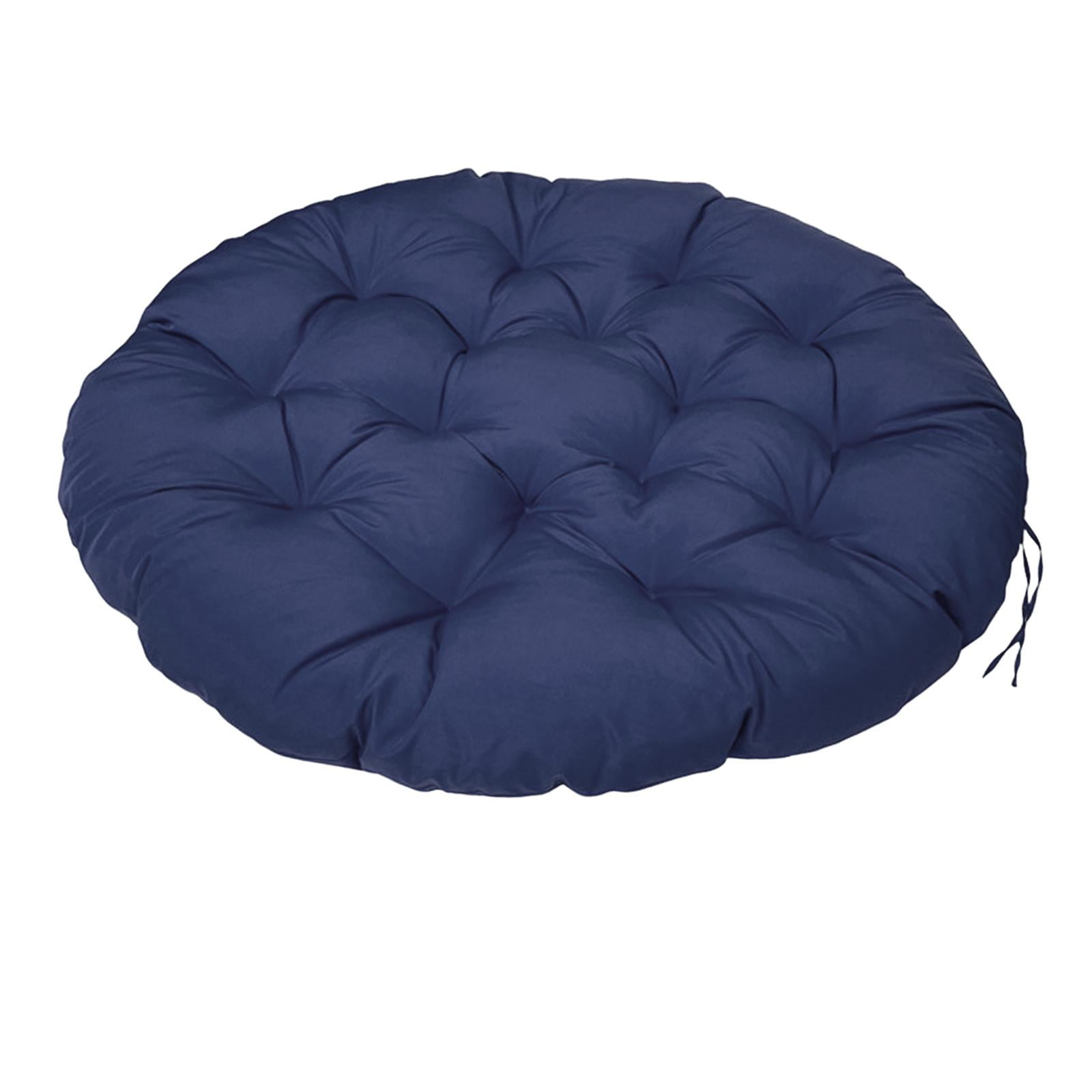 Magideal - Cojín Para Silla De Huevo Colgante Para Patio, Cojín Para Asiento De Columpio, Cojín De Asiento Extraíble Para Exteriores, Para Porche, Salón, Mecedor Azul Oscuro