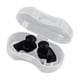 thumbnail image 3 of Tapones para los oídos para natación, protectores de oídos en espiral, reutilizables, con reducción de ruido, tapones para los oídos de silicona, Negro, 3 of 5