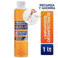 Nanolife - Limpiapisos Desinfectante - 1 Lt - Aroma Citrico