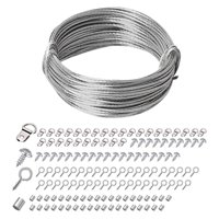 Bothyi - Alambre Para Colgar Cuadros, Colgadores De Cuadros Resistentes Para Pinturas, Obras De Arte, Espejo, Alambre De 20M, 141 Uds.