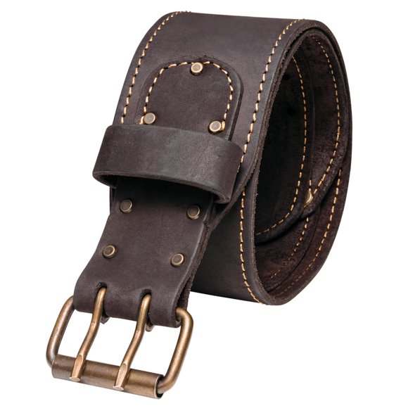 Cinturón de herramientas FESA de 7,5 cm ajustable, 86‑109 cm, cuero