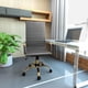 thumbnail image 2 of Silla de oficina LeisureMod Harris con respaldo alto con tapicería de cuero, 2 of 6
