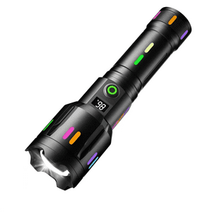 Genérico - Linterna De Carga 12000 Lúmenes Altos Con Pantalla Potencia