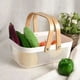 thumbnail image 5 of Canasto Organizador Cuadrado Con Mango de Madera - Verde Agua, 5 of 8