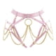 thumbnail image 1 of Metal Chain Tassel Garter Belt, Cut Out Waist Harness Belt Suspender Bondage, Women's Sexy Lingerie & Underwear Accessories, 1 of 3