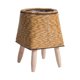 thumbnail image 4 of Cesta Tejida Soporte Para Plantas Con Patas Maceta Para Apartamento Sala De Estar Cuadrado De Marrón Claro, 4 of 5