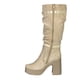 thumbnail image 3 of Bota Alta Gamuza Mujer 13 Yassne Beige, 3 of 4