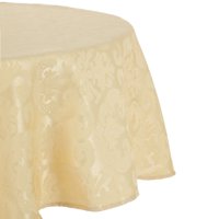 Sueño Blanco - Mantel Redondo Flor De Lis Crema