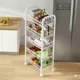 thumbnail image 3 of Carrito Organizador Frutero 5 Niveles Metalico Blanco Multiusos Para Cocina Y Almacenamiento, 3 of 3