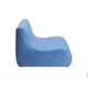 thumbnail image 3 of Sofa Komodo 2 Cuerpos Felpa Azul, 3 of 5