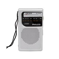 Philco - Radio De Bolsillo Retro Am Fm Gris Icf-20