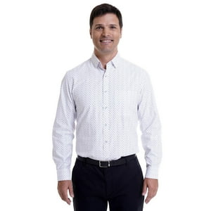Kotting - Camisa Fantasía Estampada Blanco
