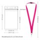 thumbnail image 3 of Lanyards WEZEBEL Paquete de 24 en Rosa Fucsia, Desprendibles e Impermeables, 3 of 6