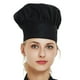 thumbnail image 1 of Gorro De Chef O Cocina Negro Tipo Champiñon, 1 of 2