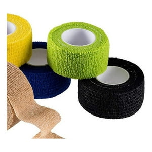 Set 15 Vendas Coban Elástica Primeros Auxilio 2,5Cmx4,5M Lau