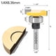 thumbnail image 3 of Fresa de Router WSOOX 4 mm/1/4" Altura y Vástago 1/4", 3 of 6