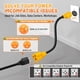 thumbnail image 3 of Adaptador MECMO L6-30P a 6-20R, 30 A, 250 V, cable de 30 cm, 3 of 9