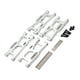 thumbnail image 2 of Brazo De Suspensión RC DIY Para Actualización De Vehículos Sobre Orugas Wltoys 1/14 144016 144018 Plata, 2 of 5