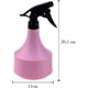 thumbnail image 2 of 2 botellas pulverizadoras de plástico de 600 ml con bomba de gatillo, vacías, para limpieza, jardinería y belleza (rosa, azul), 2 of 5