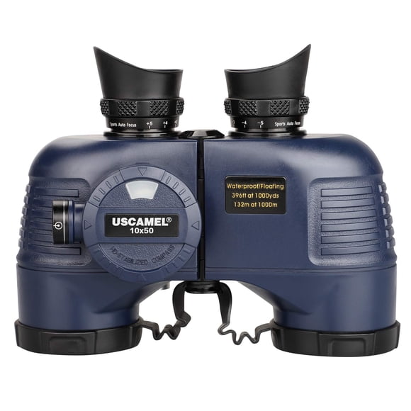 Binoculares USCAMEL 10x50 Marine a prueba de agua con telémetro